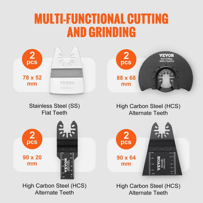 30PCS Multi Tool Blade Kit for Oscillating Tool