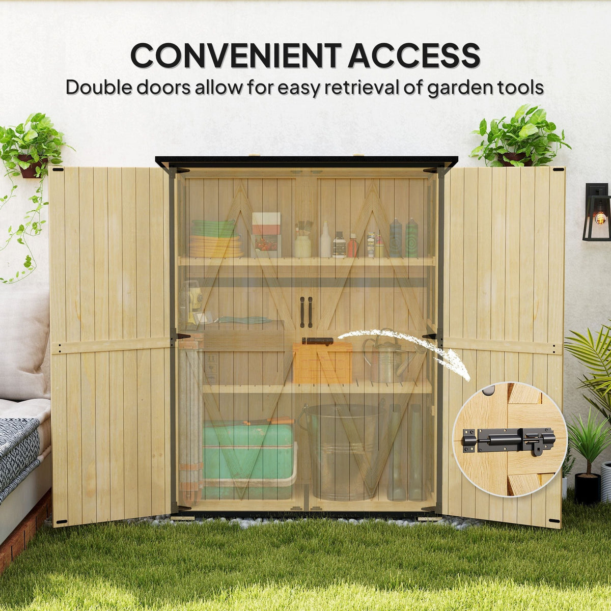 Wood Storage Shed