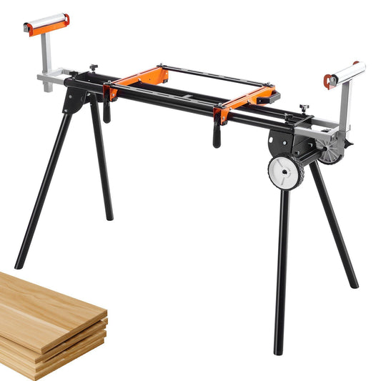 Miter Saw Stand 550lbs Load Capacity Steel Collapsible Stand