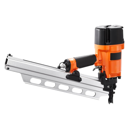 Framing Nailer 2" to 3-1/2" 21 Degree Full Round Head Pneumatic Framing Nailer with Dual Trigger Modes & Tool-Less Depth Adjustment