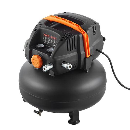 6 Gallon Portable Pancake Air Compressor & 150PSI Max Pressure Kit