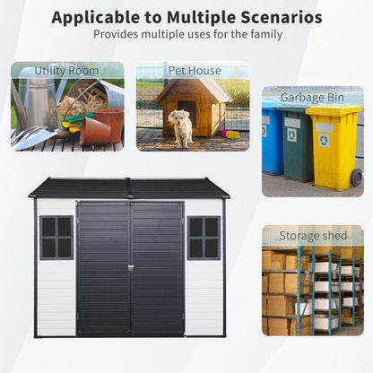 8 x 6 ft Outdoor Storage Shed