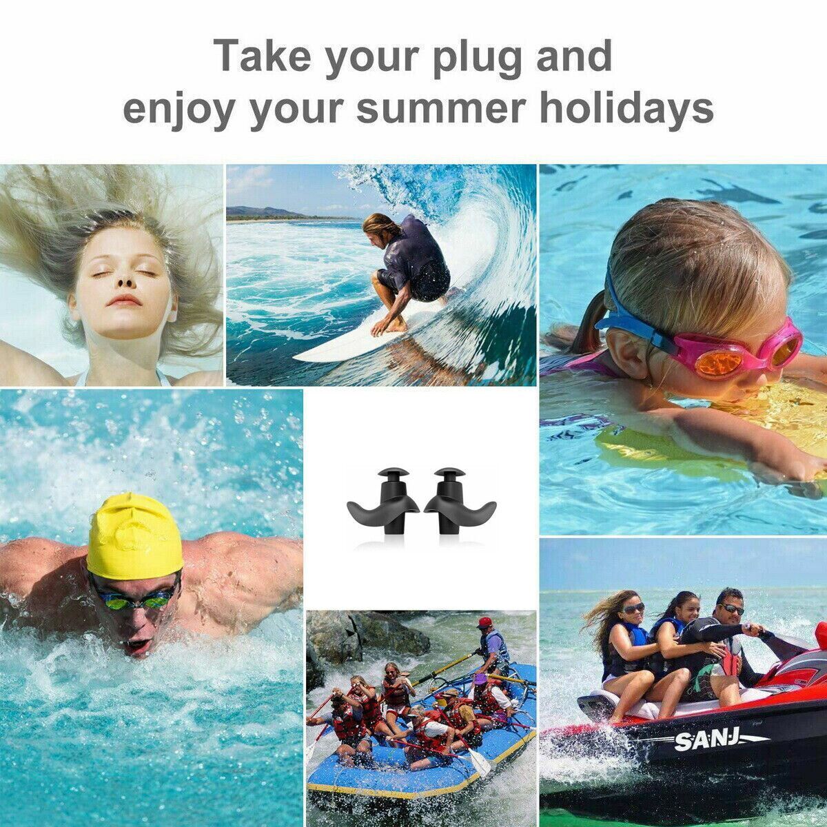 5/10 Pairs Soft Silicone Ear Plugs