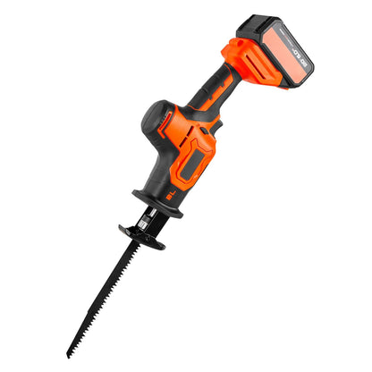 Cordless Reciprocating Saw 20V Variable Speed Saw with Battery Charger 8 Blades and Carrying Bag