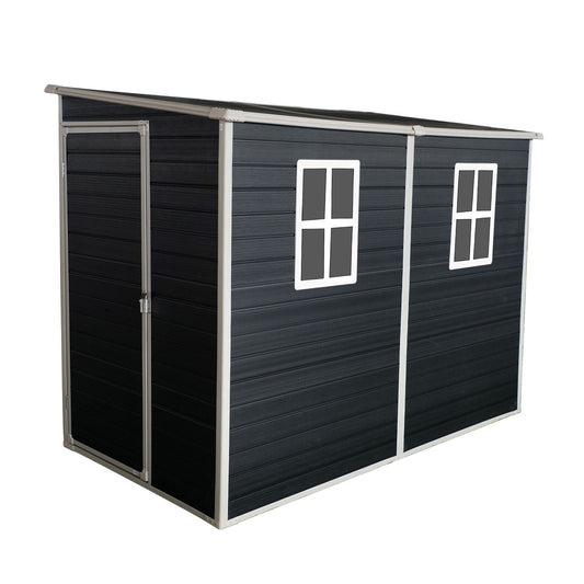 4x8ft Outdoor Storage Shed with Floor