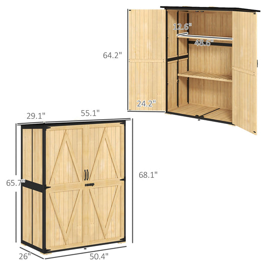 Wood Storage Shed