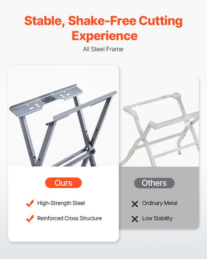 Portable Compact Table Saw Stand 350 lbs Capacity