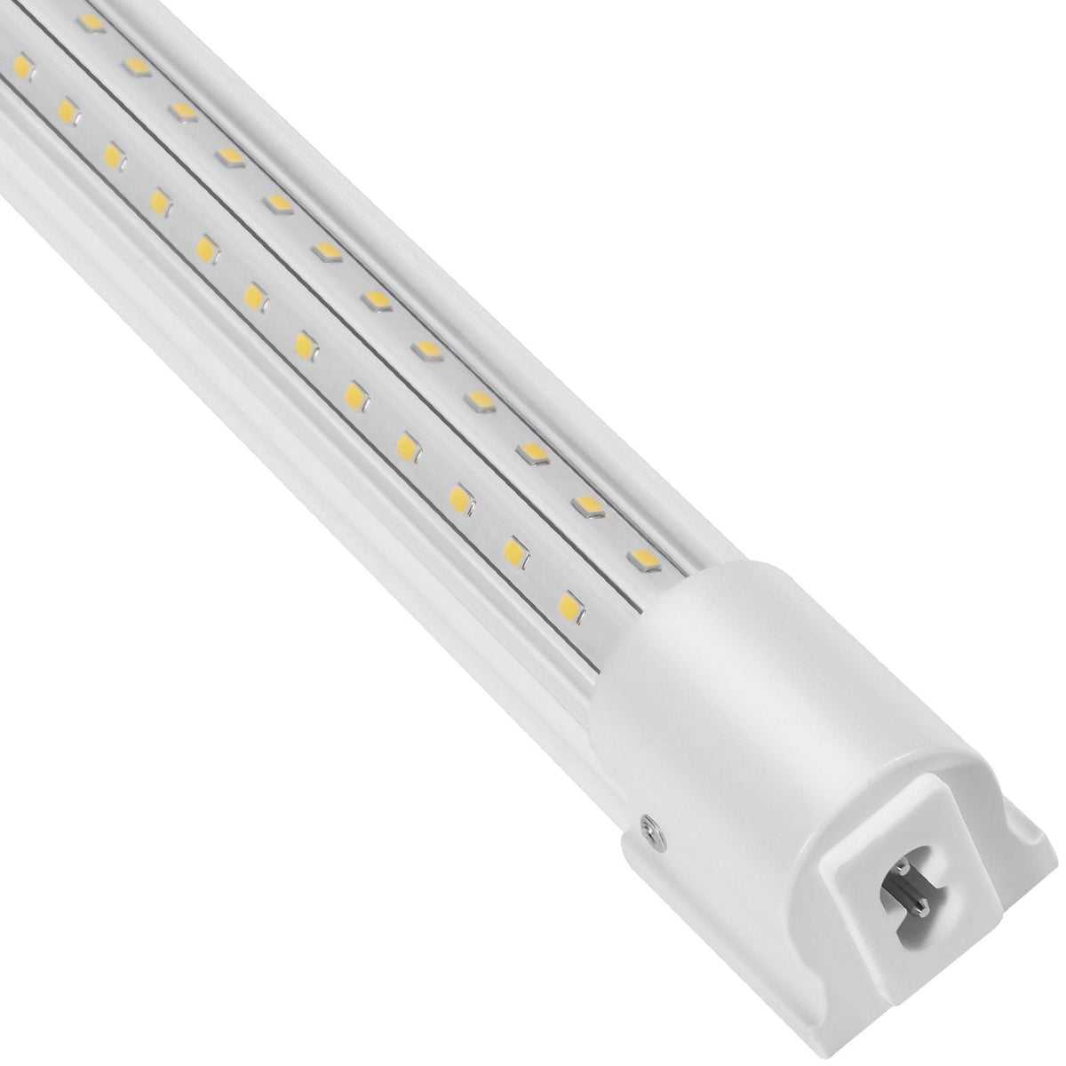 10 Pack LED Shop Light 4 FT 40W Linkable Light Fixture 6500 LM 59 in Power Cords with ON/OFF Switch