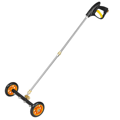 16" Pressure Washer Undercarriage Cleaner Stainless Steel Surface Cleaner for Pressure Washer 4000 Max PSI