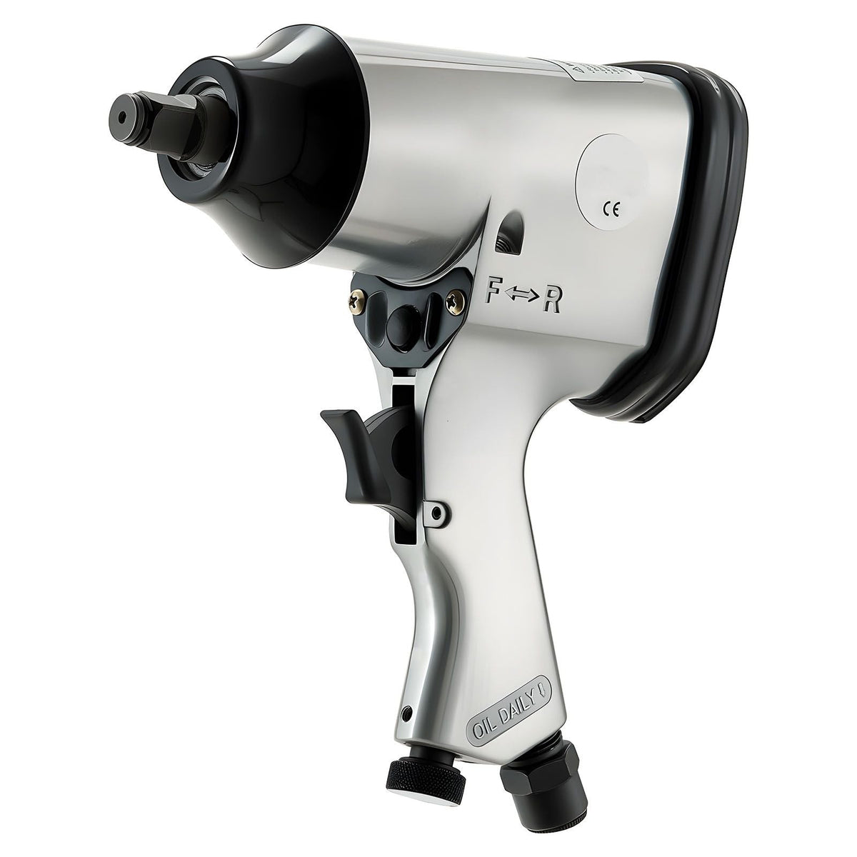 50 Pieces Pro Air Tool and Accessories Kit 1/2" Air Impact Wrench 3/8" Ratchet Wrench 4500BPM Air Hammer