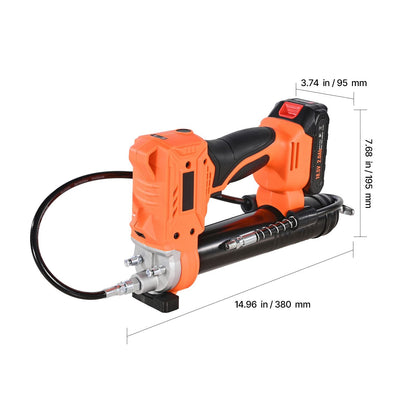 Cordless Grease Gun 20V Electric Grease Gun with 2.0 Ah Battery & LED Light 35.4-inch Long Hose & Carrying Case
