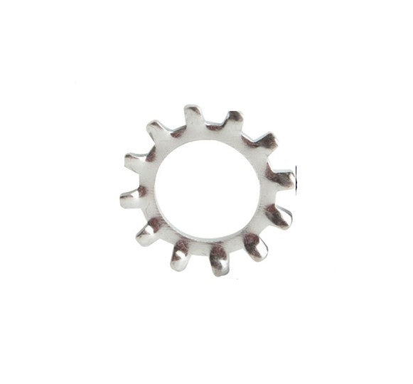 #8 External Tooth Lock Washer Zinc Plated