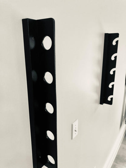 Wall-Mounted Fishing Rod Rack for Garage or Ceiling Storage