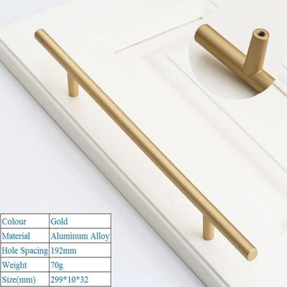 Golden Simple Fashion Aluminum Alloy Furniture Handles Bookcase Handles Wine Cabinet Handles Door Knob Handles For Cabinet Cabinet Knobs Cupboard Drawers Cabinet Dresser Bookcase Wardrobe 2.2CM