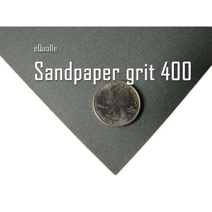400 Grit Sandpaper Sheets  – 10 Pack, 9x11 in, Wet or Dry Use