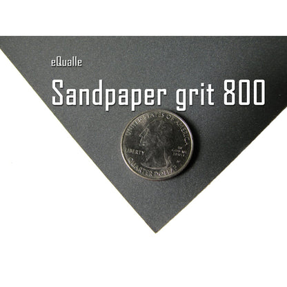 800 Grit Sandpaper Sheets – 10 Pack, 9x11 in, Wet or Dry Use