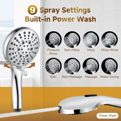 Shower System With Rain shower and Handheld Shower head,Hose