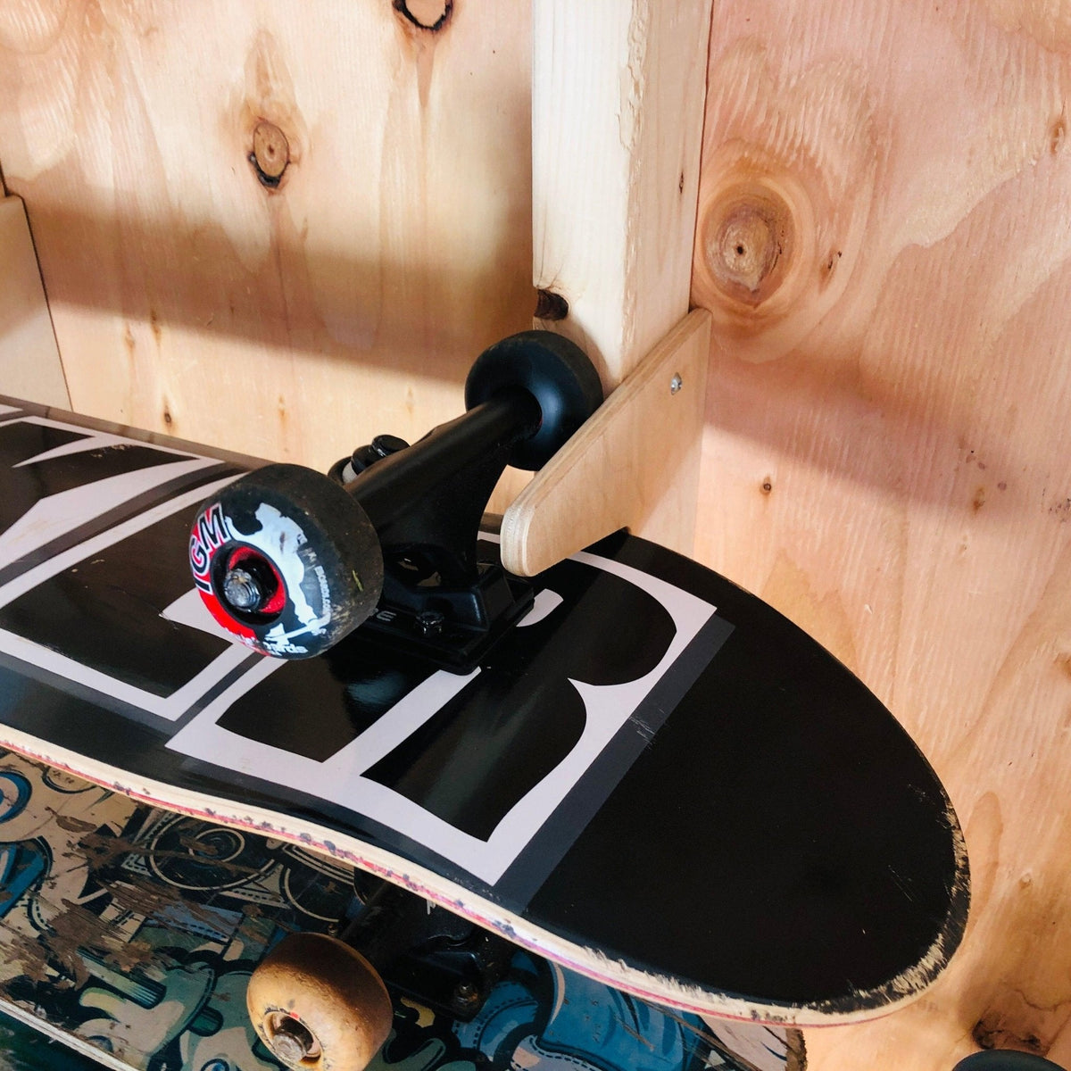 Skateboard Organizer for Sheds & Garages