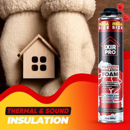 Mega Spray Foam Can - 30oz Bulk Pallet | IxirPro