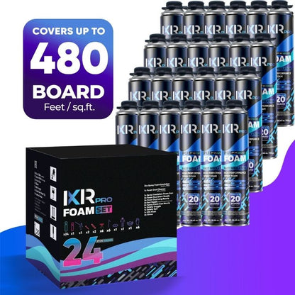 Spray Foam Insulation Complete Kit - DIY Closed Cell Sealant | IxirPro