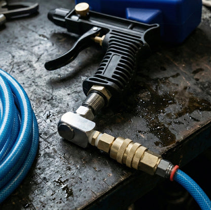 Professional Swivel Air Connector Kit - 120 PSI with Teflon Seal & Male Adapter (AI-112-1)
