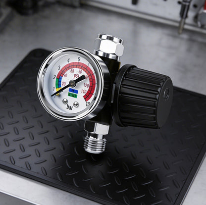 Professional Air Pressure Regulator with Gauge - Heavy Duty 140 PSI Compressor Control (AR-02)