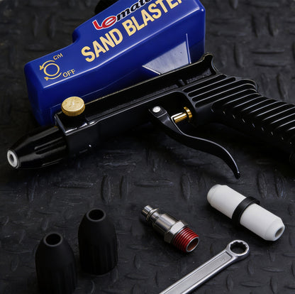 Handheld Sandblaster for Etching & Rust | LE LEMATEC Portable