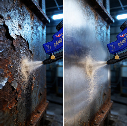 Handheld Sandblaster for Etching & Rust | LE LEMATEC Portable