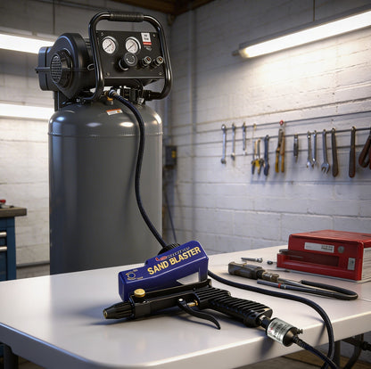Handheld Sandblaster for Etching & Rust | LE LEMATEC Portable