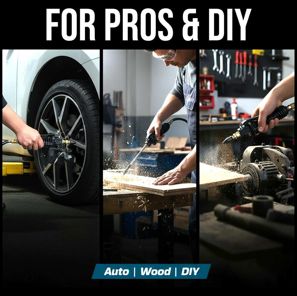 AS121-5 Extendable Air Blow Gun Kit | Multi-Use Tool