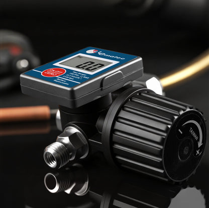 Professional Digital Air Regulator - 160 PSI Diaphragm Control with Multi-Unit Display (DAR02B)