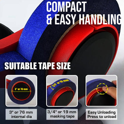 LE-1195 Car Paint Masking Tape Dispenser 19mm – Easy Edging