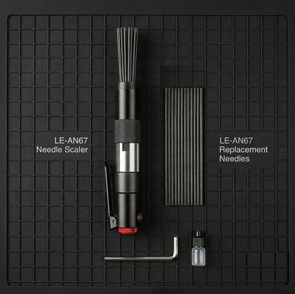 LE-AN67 Air Needle Scaler | 4800 BPM Rust Remover