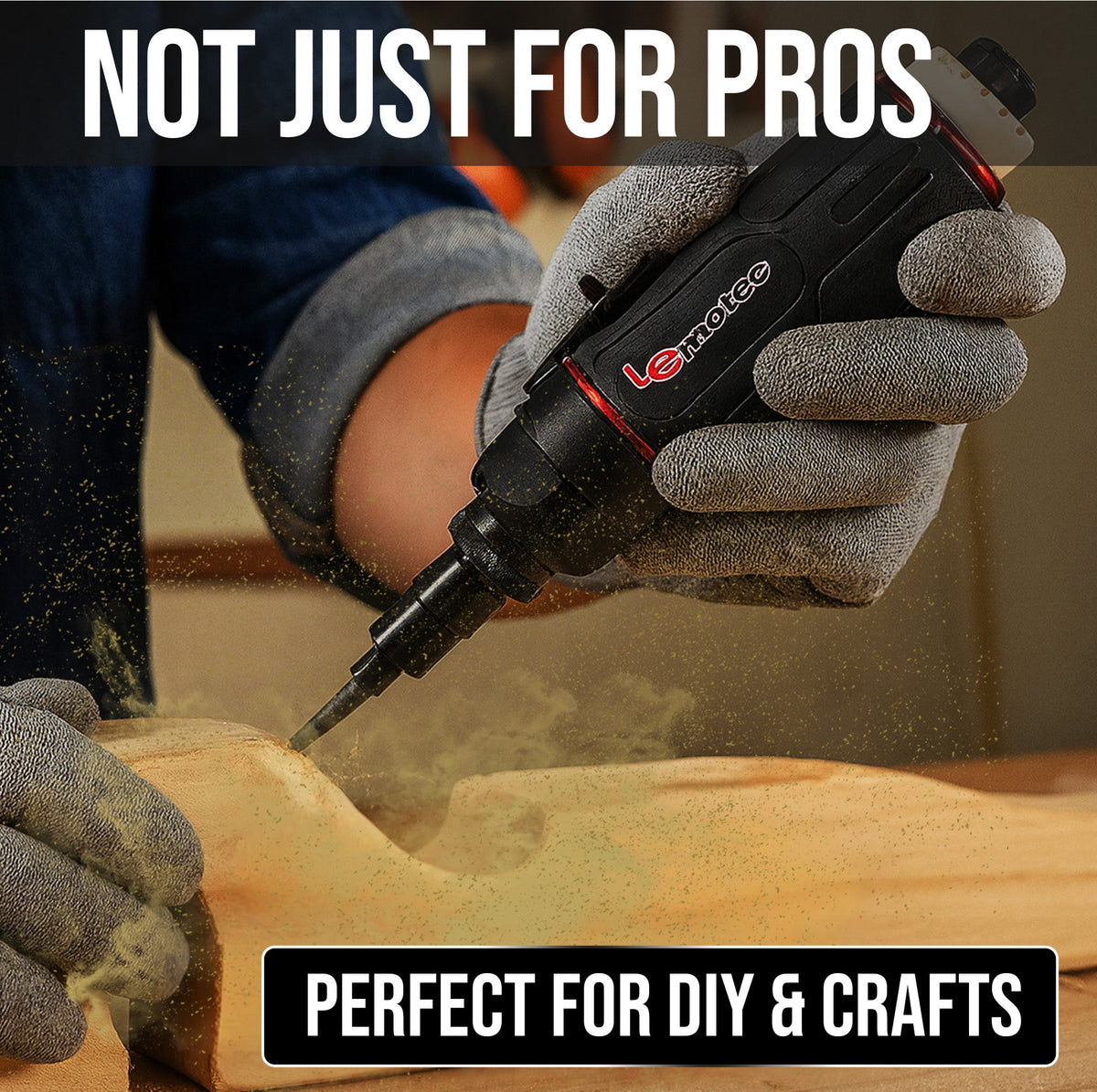 LE-G1045R Air Straight Grinder with Spanner – Precision Finish