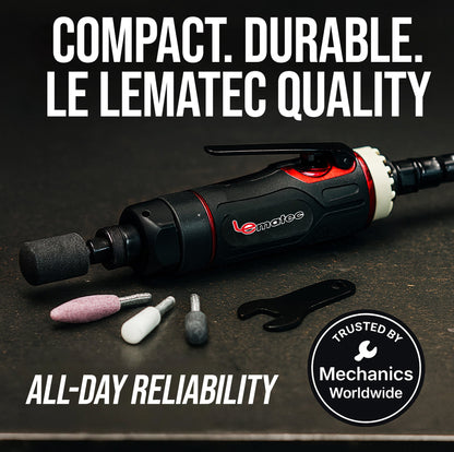 LE-G1045R Air Straight Grinder with Spanner – Precision Finish