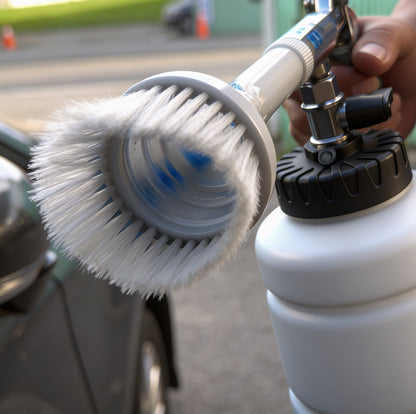 Professional Air-Powered Car Cleaning Gun - High Pressure with Detachable Brush