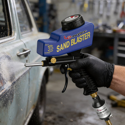 Professional Soda Blaster Kit - 150 PSI Multi-Media with Steel Nozzle (AS118)