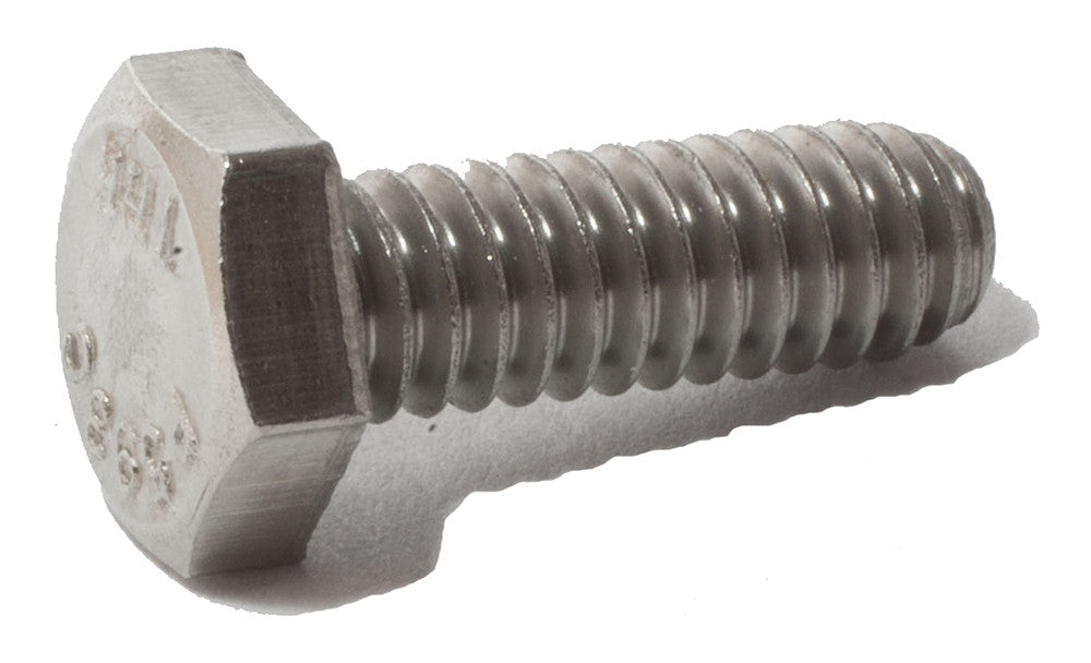 10-32 x 3/8 Hex Head Machine Screw 18-8 Stainless Steel
