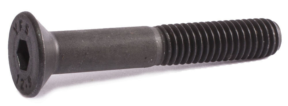 M6-1.00 x 65 Flat Socket Cap Screw 12.9 DIN 7991 Black Oxide