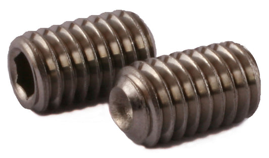 0-80 x 5/16 Socket Set Screw Cup Point 18-8 (A2) Stainless Steel