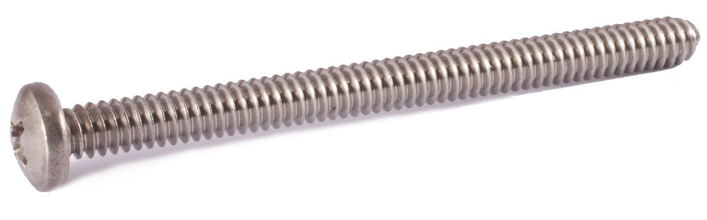 8-32 x 7/8 Phillips Pan Machine Screw 18-8 SS