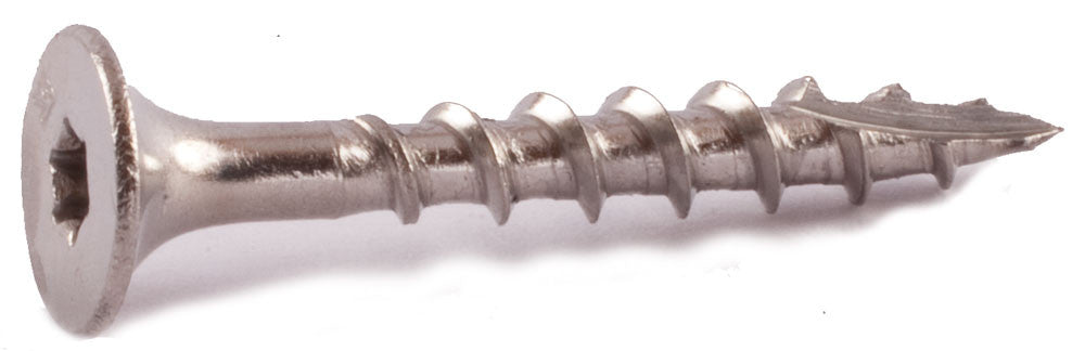 8 x 1 1/4 Star Flat Decking Screw w/ Nibs 305 Stainless Steel Type 17