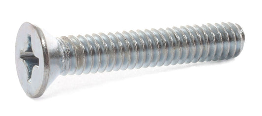 3/8-16 x 1 1/4 Phillips Flat Machine Screw Zinc