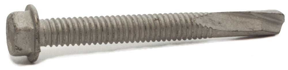 1/4-28 x 4 Hex Washer Head TEKS® Self Drilling Screw (T5) Climaseal®