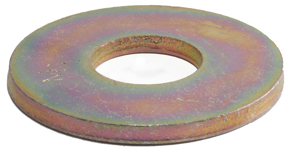 7/16 Grade 8 USS Flat Washer Yellow Zinc Plated