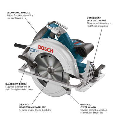 BOSCH CS10 7-1/4 In. Blade Right Circular Saw