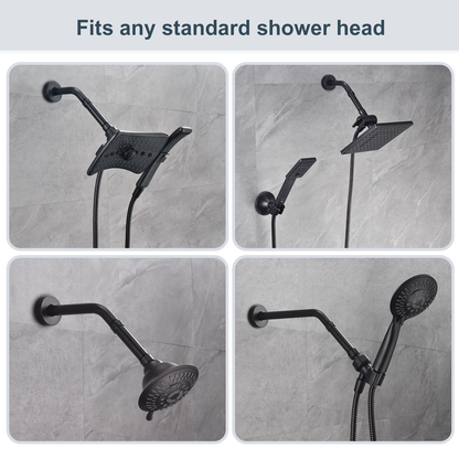 4-Inch & 6-Inch Shower Extension Arm for Rain and Handheld Shower Heads