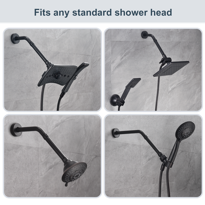 4-Inch & 6-Inch Shower Extension Arm for Rain and Handheld Shower Heads