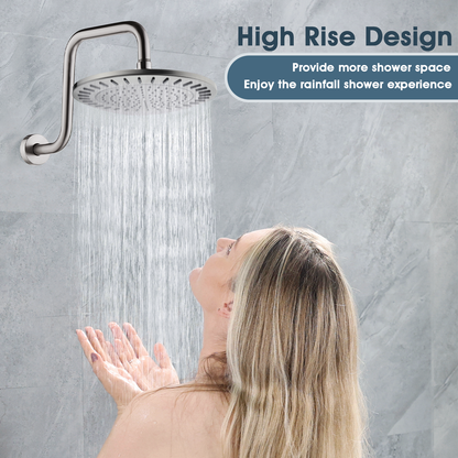 13-Inch S-Shaped Shower Arm Extension for Rainfall Shower Heads