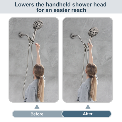 4-Inch & 6-Inch Shower Extension Arm for Rain and Handheld Shower Heads